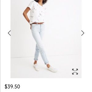 Madewell Easy Crop Tee in El Rancho Print